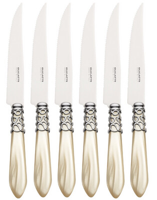 Melodia Steak Knives Set ivory