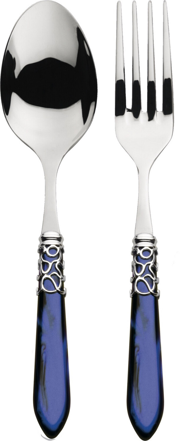 Melodia 2 Piece Serving Set royal blue