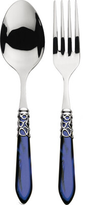 Melodia 2 Piece Serving Set royal blue
