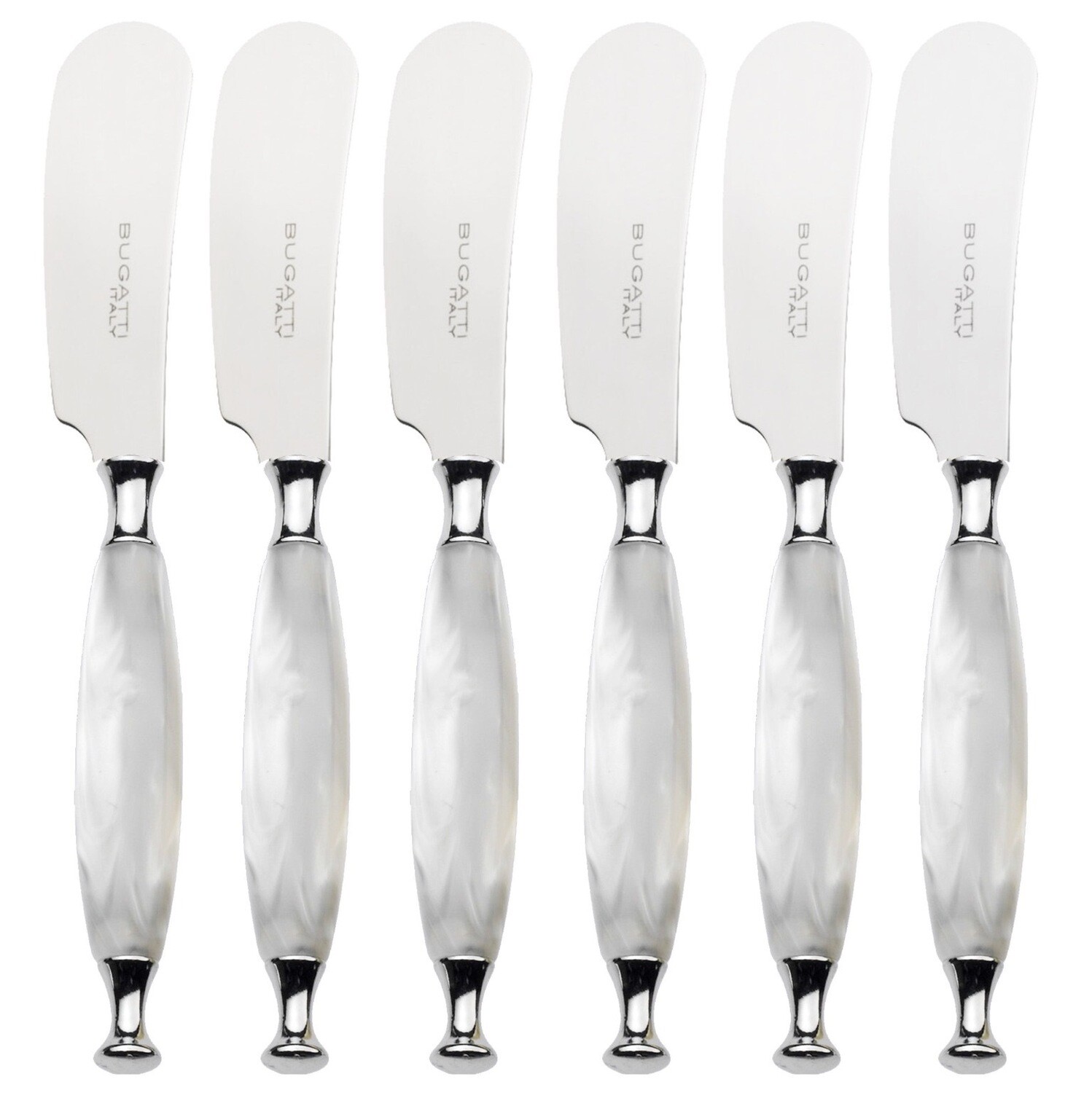 Country Spreaders / Butter Knives Set white