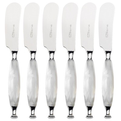 Country Spreaders / Butter Knives Set white