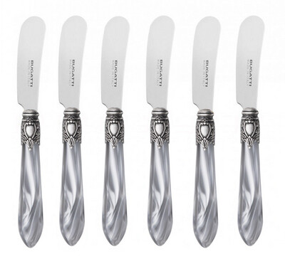 Oxford Antique 6 Spreader Knives Grey