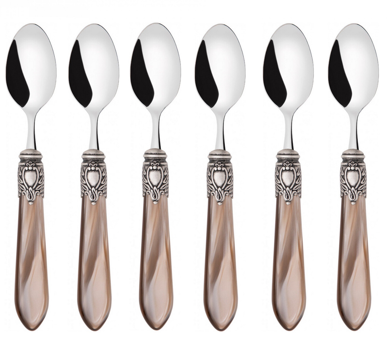 Oxford Antique Mocha Spoons Set taupe