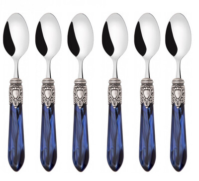 Oxford Antique Mocha Spoons Set royal blue