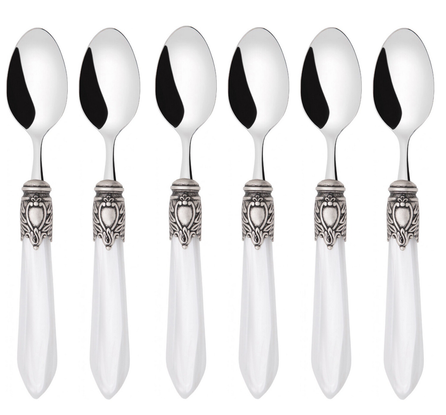 Oxford Antique Mocha Spoons Set White