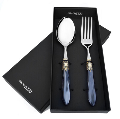 Oxford Gold Ring 2 Piece Serving Set charcoal Oxford Gold Ring 2 Piece Serving Set charcoal