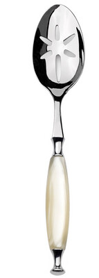 Country Slotted Serving Spoon ivory Country Slotted Serving Spoon ivory