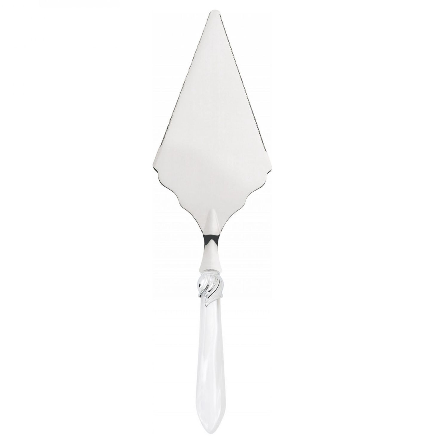 Falabella Pie Cake Server Serrated white