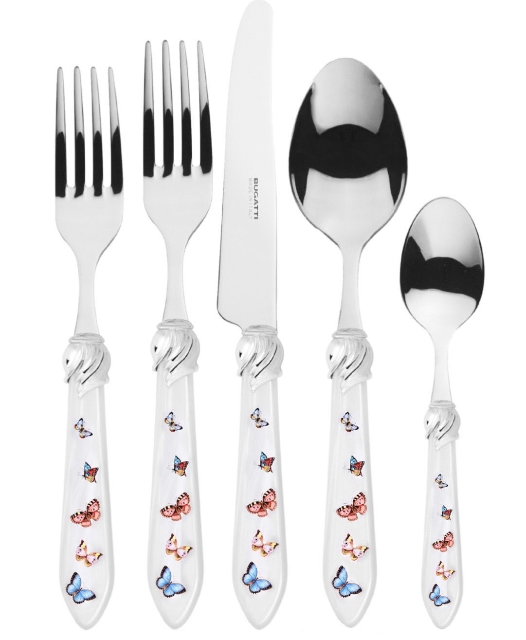 Falabella Butterflies 5 Piece Place Setting white