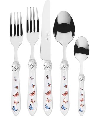 Falabella Butterflies 5 Piece Place Setting white