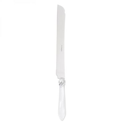 Falabella Long Cake Knife Serrated white