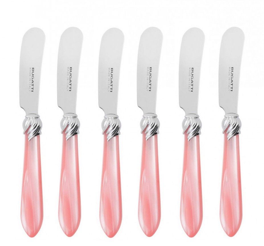 Falabella Butter Knives / Spreaders Set Pink Barbie