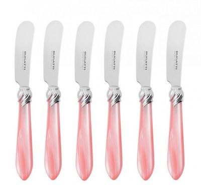 Falabella Butter Knives / Spreaders Set Pink Barbie