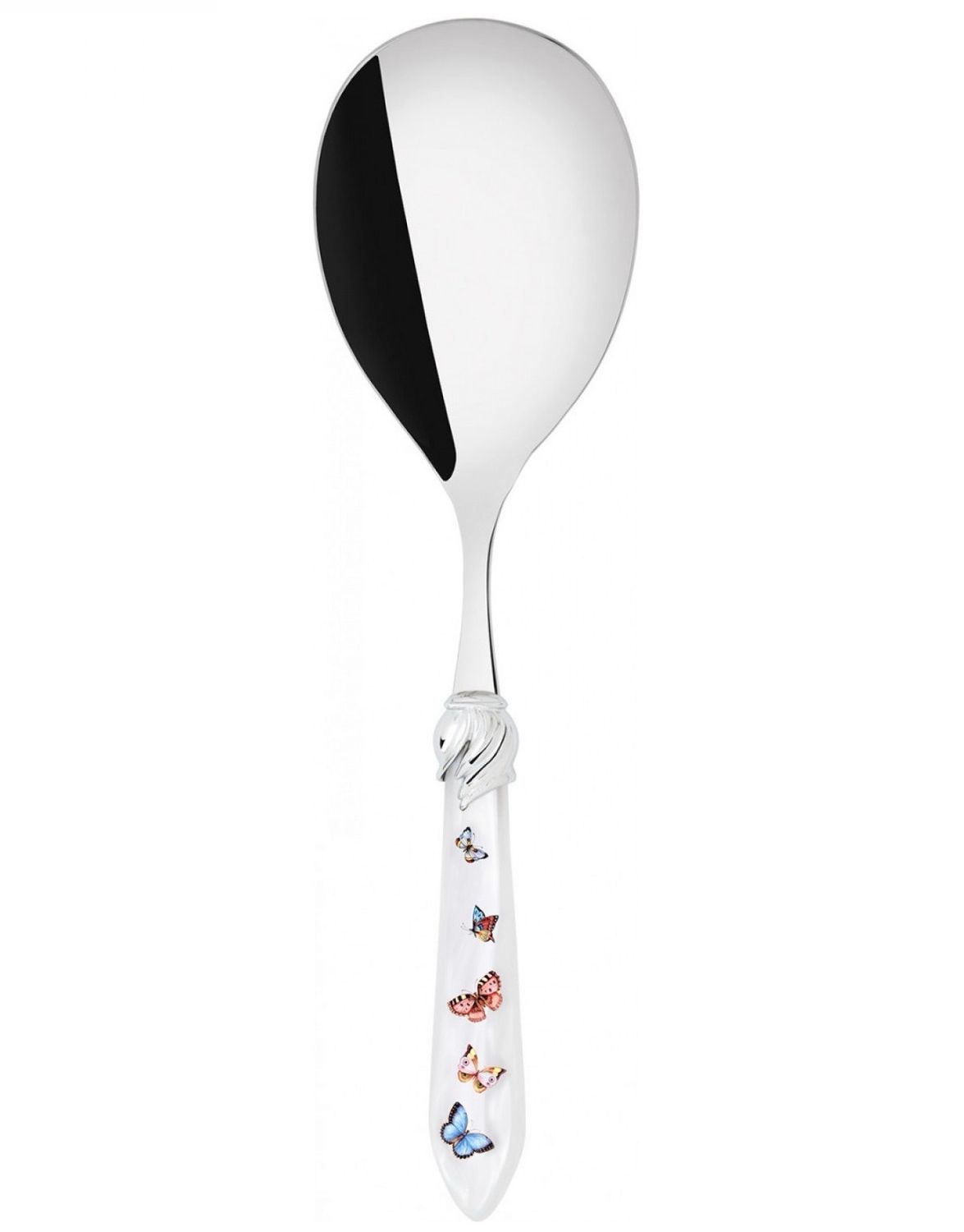 Falabella Butterflies Rice Casserole Serving Spoon white