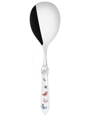 Falabella Butterflies Rice Casserole Serving Spoon white