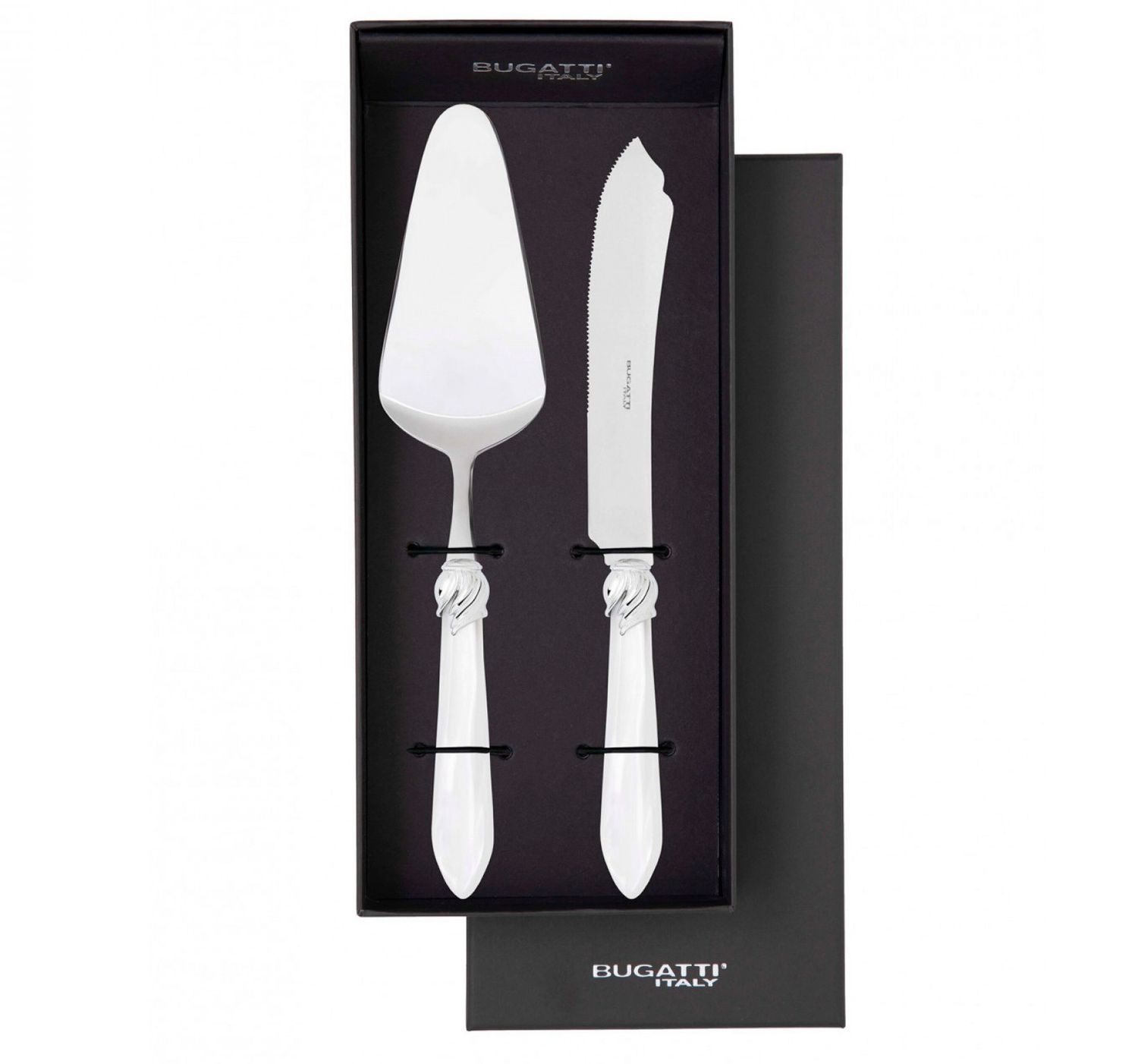 Falabella 2 Piece Cake Serving Set white
