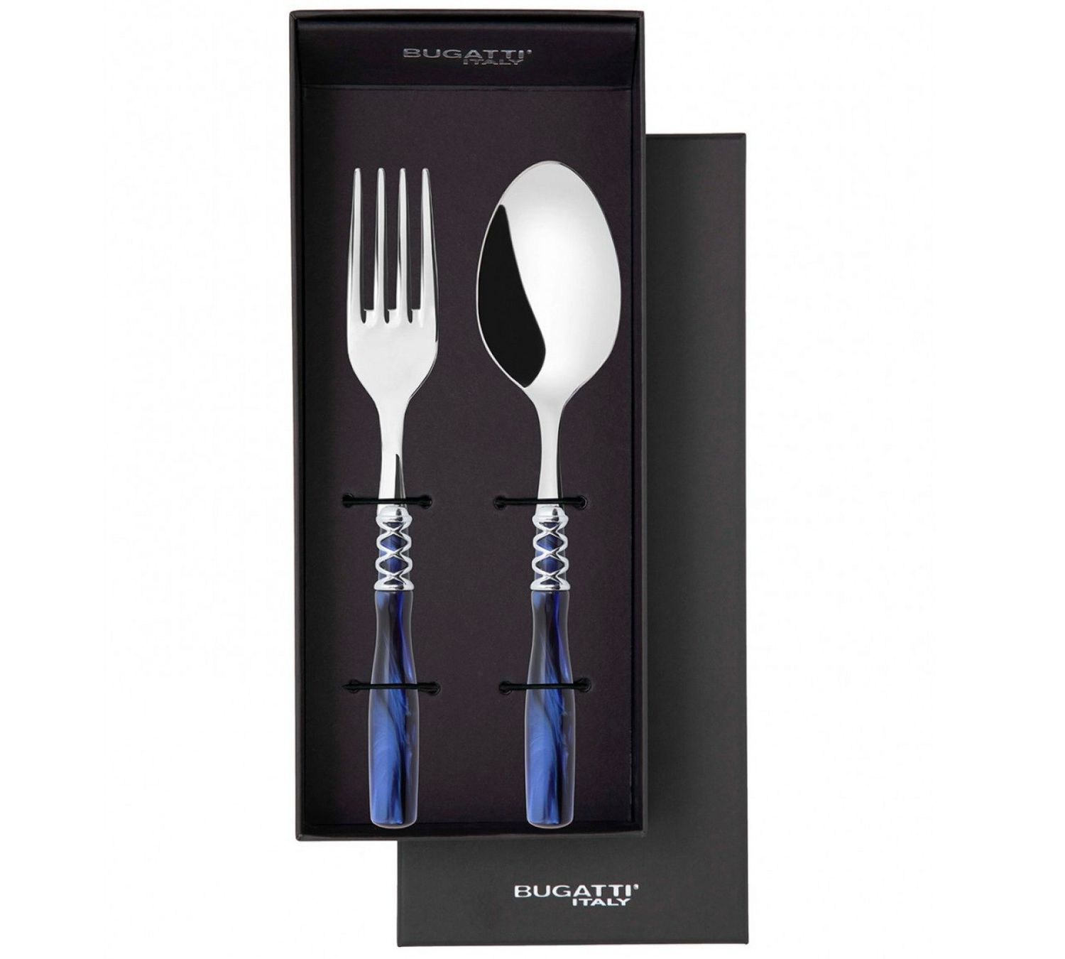 Arianna 2 Piece Serving Set Royal Blue