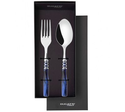 Arianna 2 Piece Serving Set Royal Blue