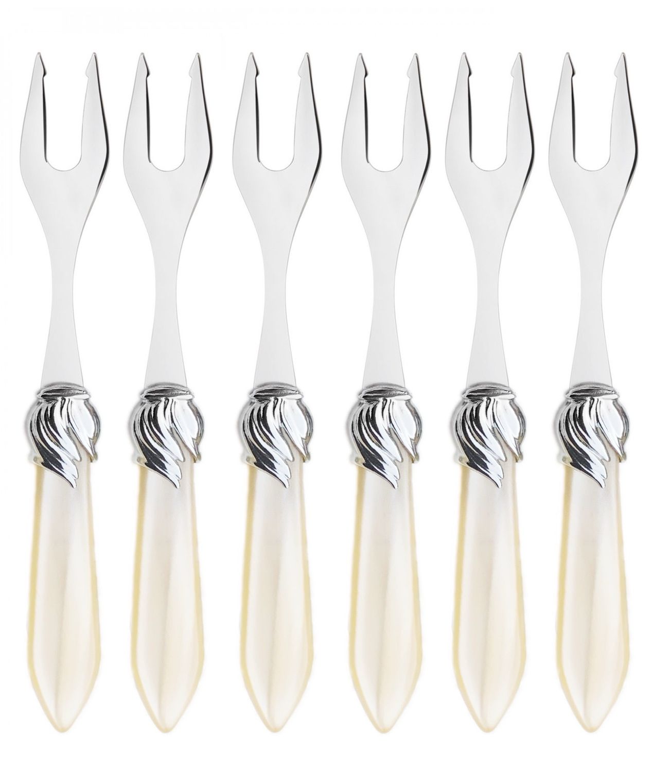 Falabella Cocktail Forks Set ivory