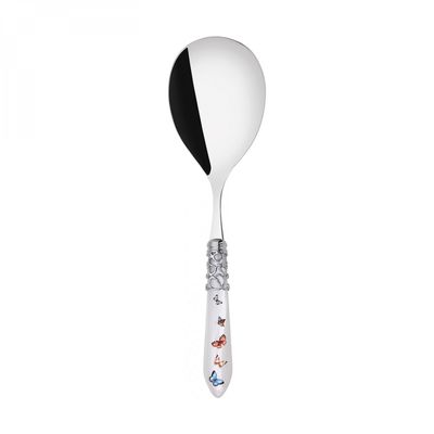 Melodia Butterflies Rice Casserole Serving Spoon white