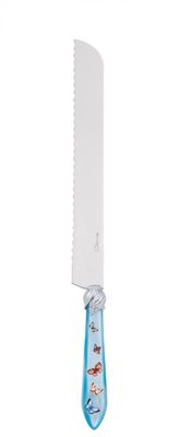 Falabella Butterflies Bread Knife sky blue