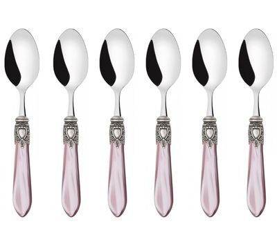 Oxford Antique Coffee Spoons Set Lilac Oxford Antique Coffee Spoons Set Lilac
