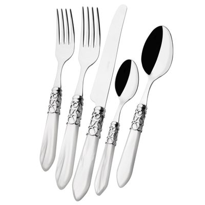 Melodia Brilliant 5 Piece Place Setting white