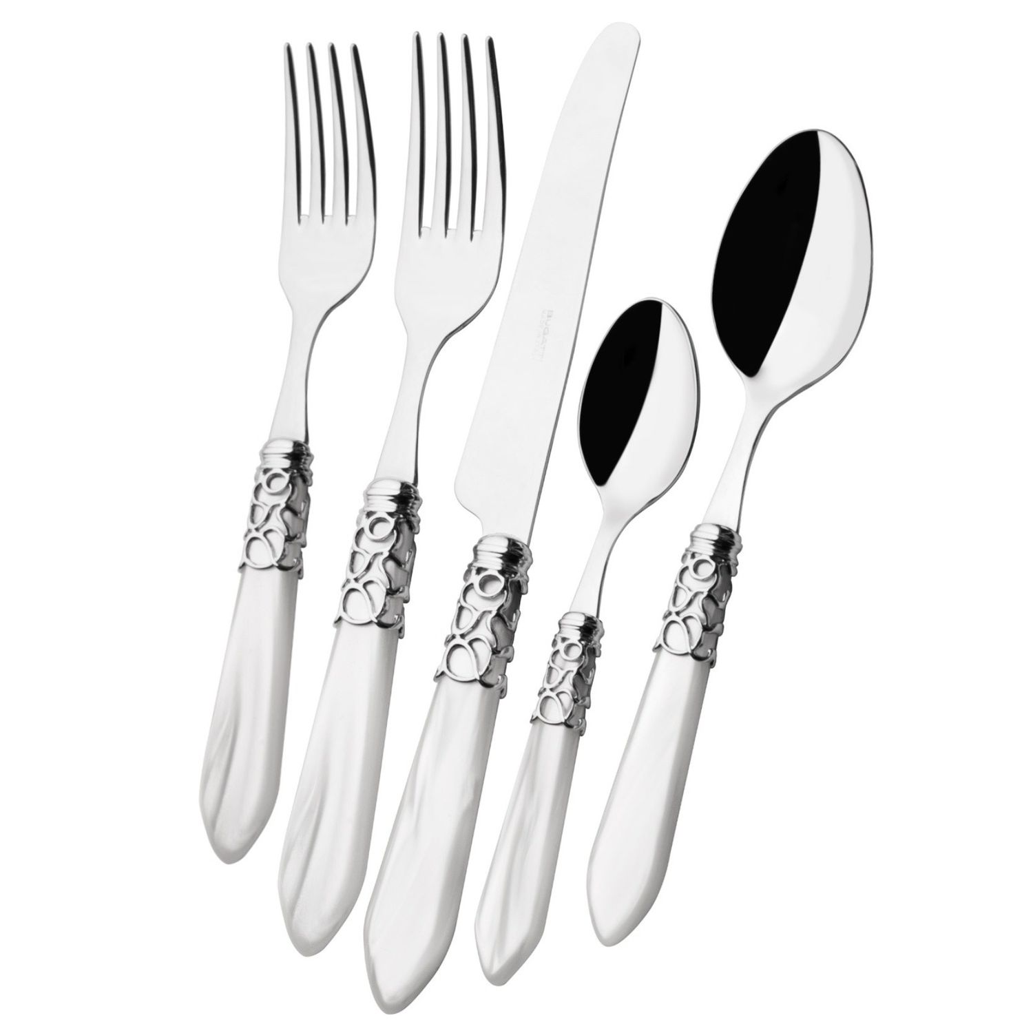 Melodia Brilliant 5 Piece Place Setting white
