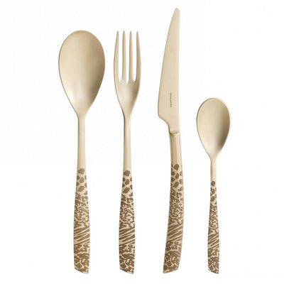 Riviera Animal Print Matte 5 Piece Place Setting