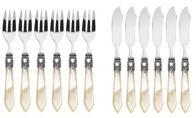 6 Piece Fish Set Knives and Forks