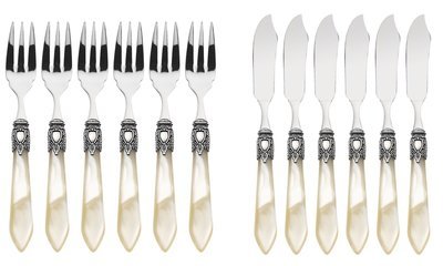 Oxford Antique 6 Piece Fish Set (knives and forks)