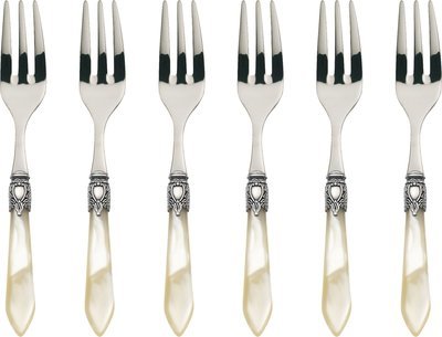 Oxford Antique 6 Piece Cocktail Fork Set Ivory