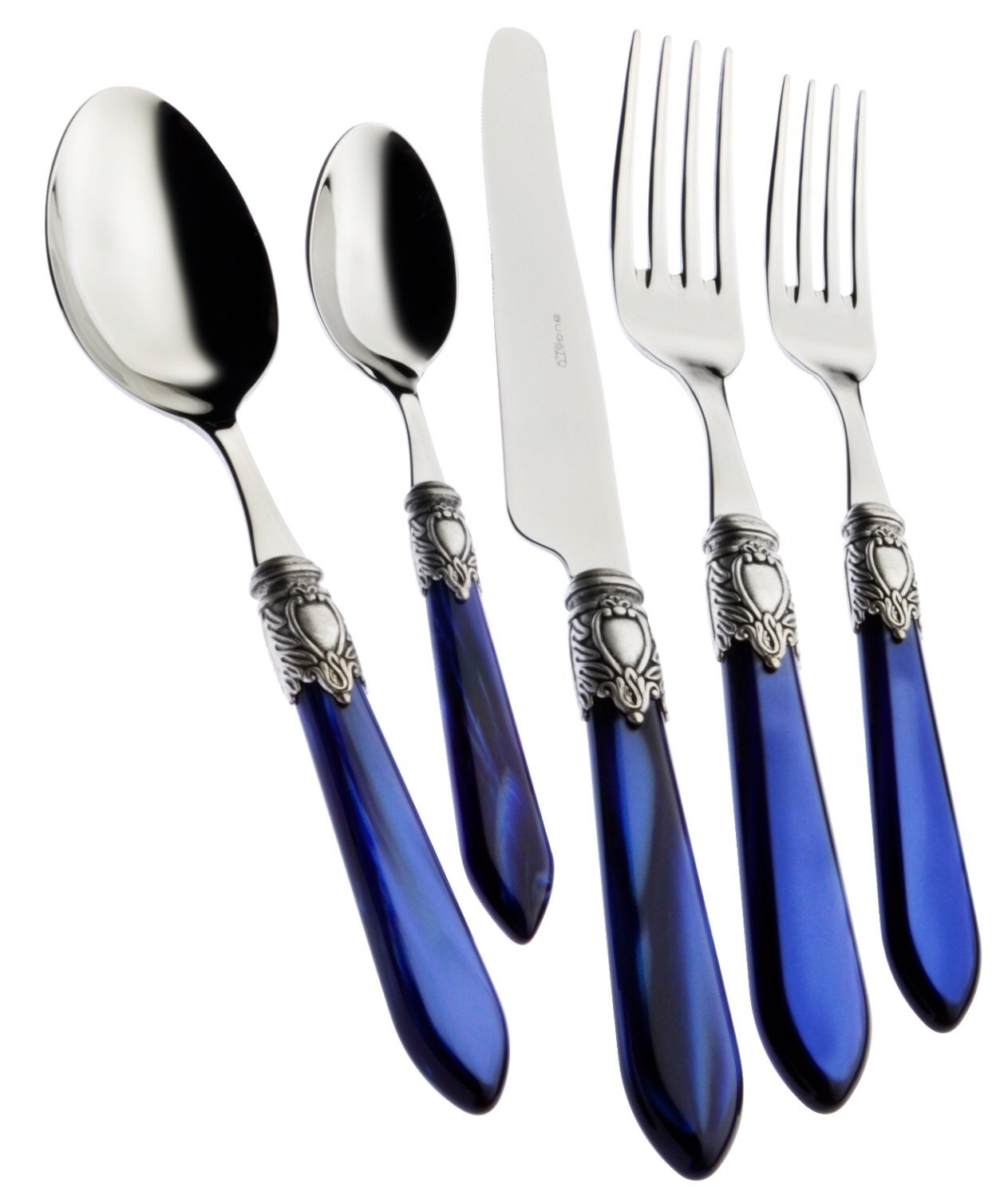 Oxford Antique 5 piece place setting Royal Blue