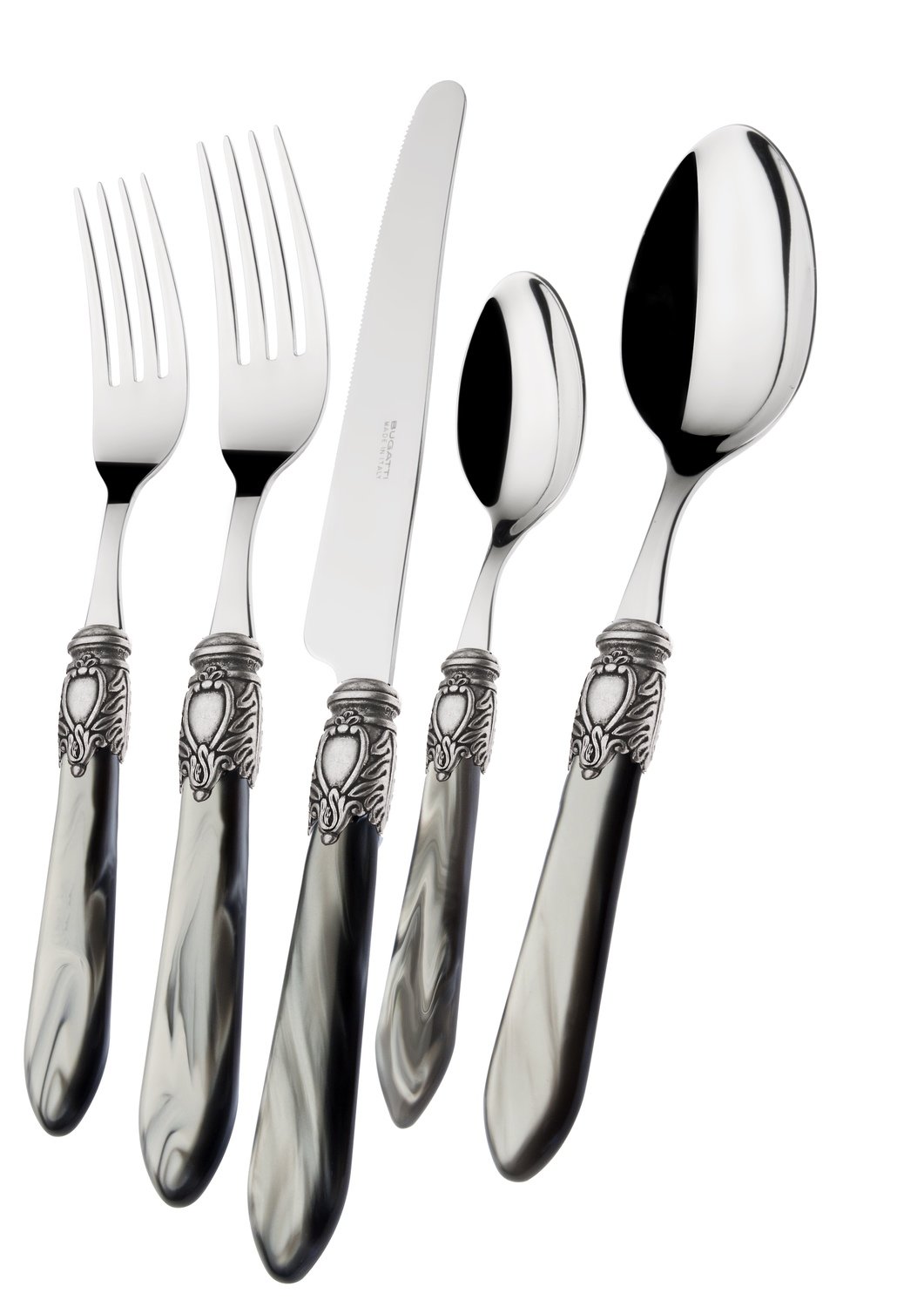 Oxford Antique 5 piece place setting Grey
