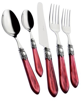 Oxford Antique 5 piece place setting Burgundy