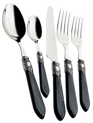 Oxford Antique 5 piece place setting Charcoal