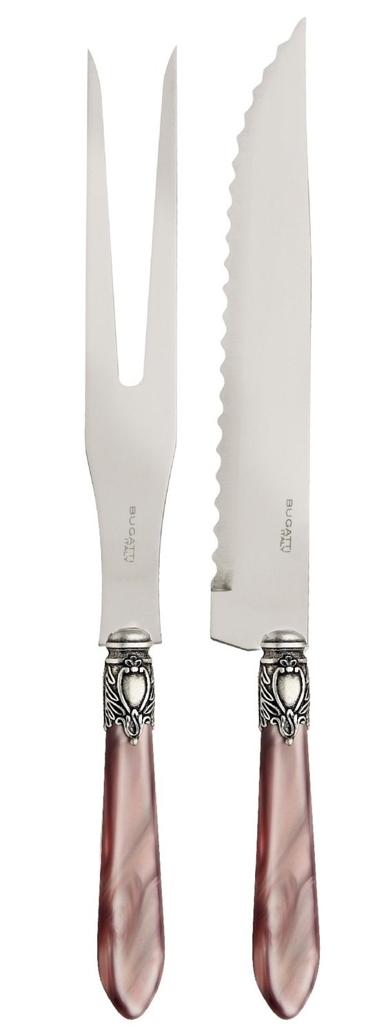 Oxford Antique 2 Piece Carving Set Lilac