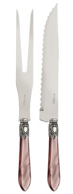 Oxford Antique 2 Piece Carving Set Lilac