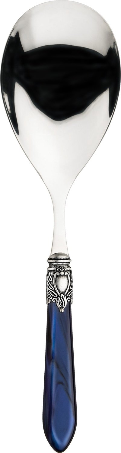 Oxford Antique Rice Casserole Serving Spoon Royal Blue