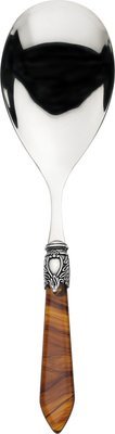 Oxford Antique Rice Casserole Serving Spoon Tortoise Shell