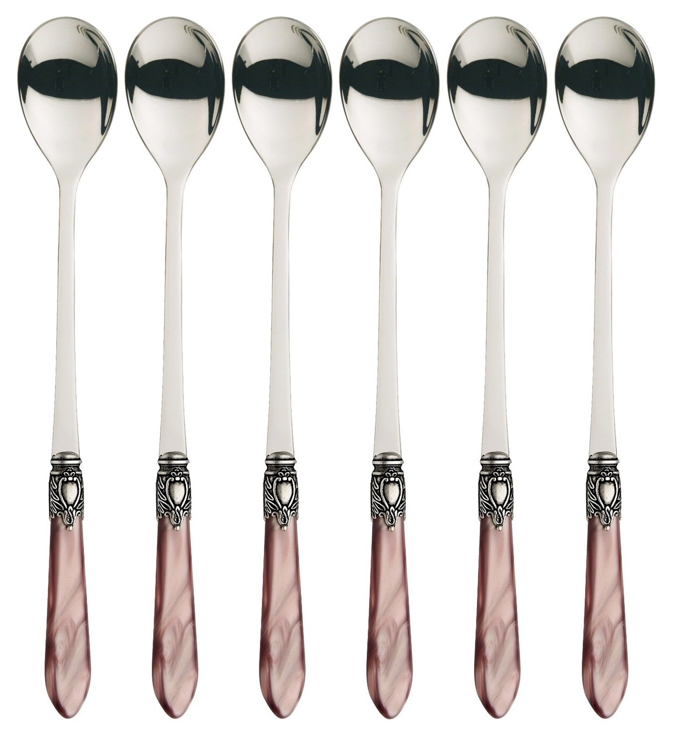 Oxford Antique 6 Piece Cocktail / Latte Spoons Lilac