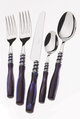 Arianna 5 Piece Place Setting Royal Blue