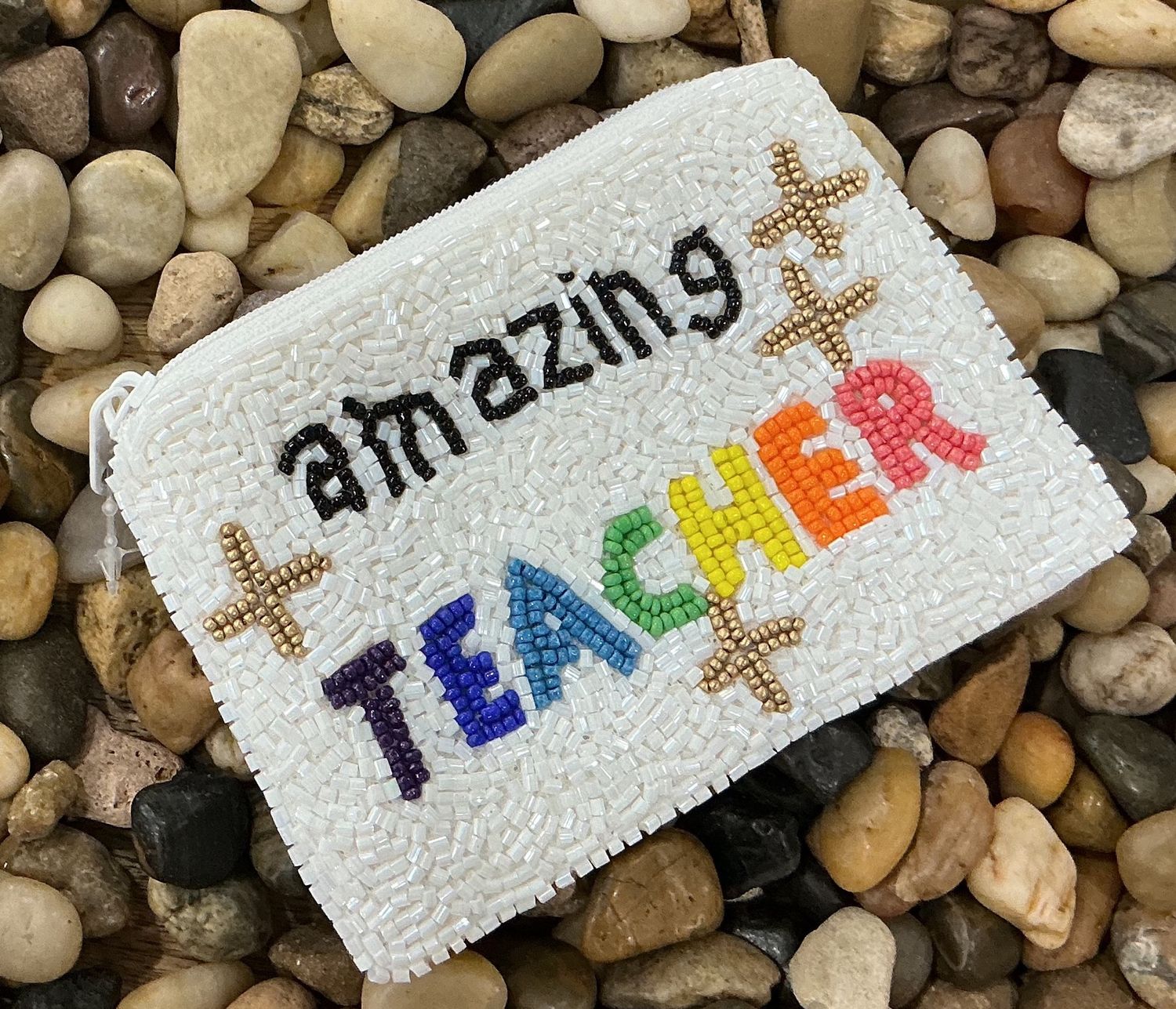 Teacher coin pouch