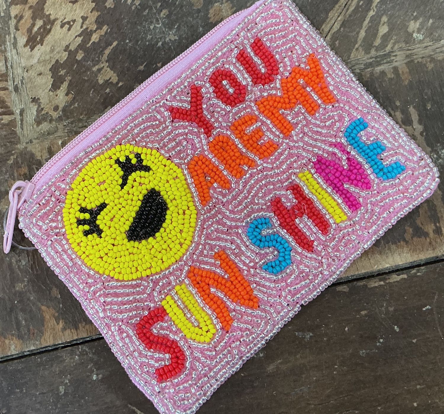 You are my sunshine coin pouch