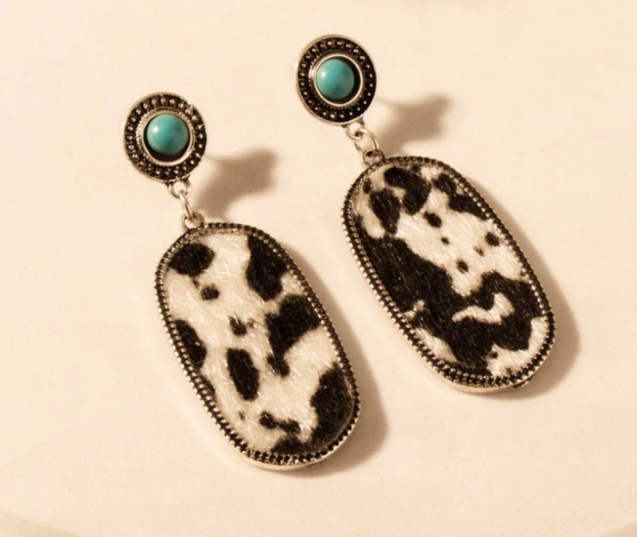 Wild Hide Dangle Earrings