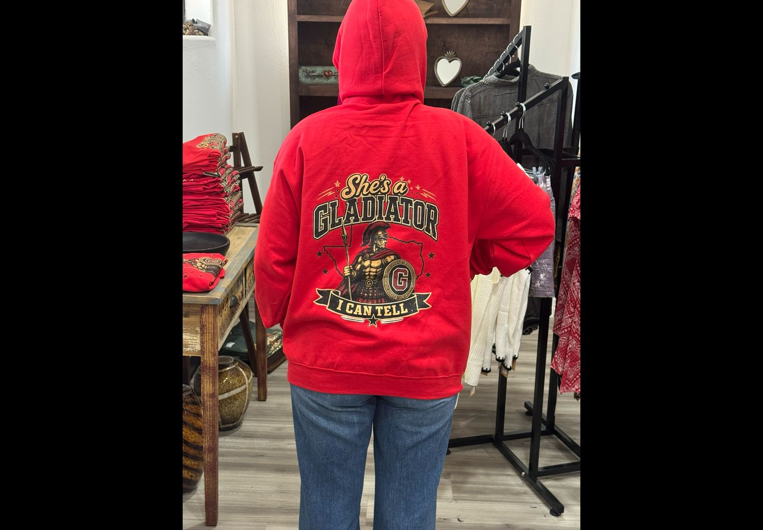 She’s a Gladiator Sweater