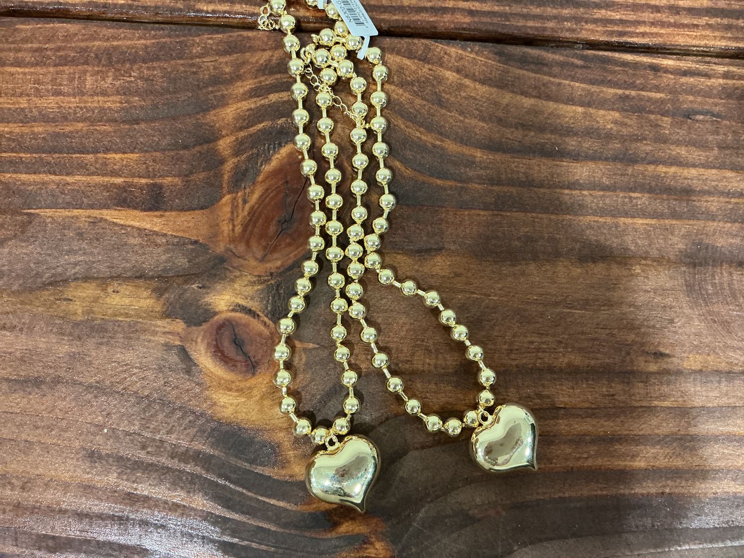 Gold heart necklace
