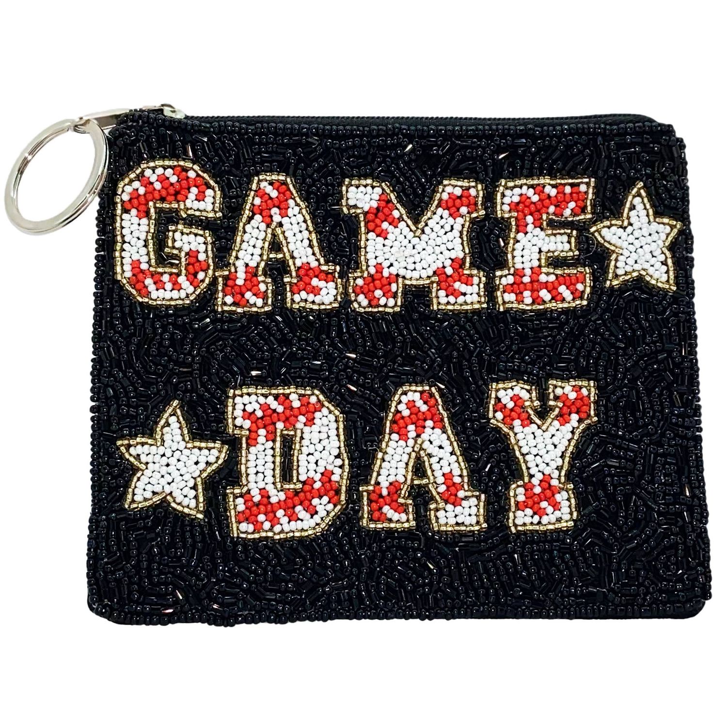 GAMEDAY BEADED POUCH