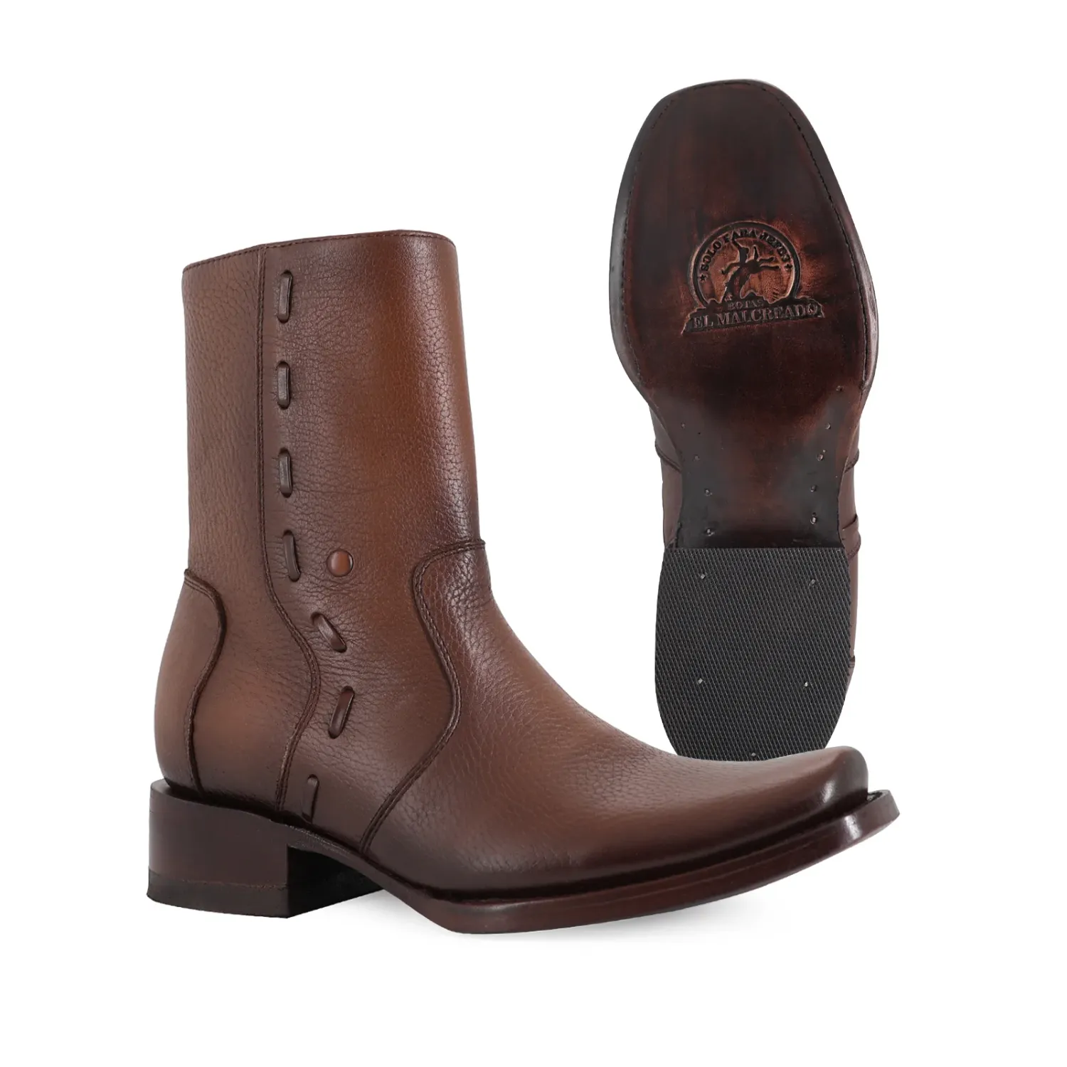 BOTIN VAQUERO ESTILO VEGAS BRANDY/ Stylish Vegas Brandy Boot