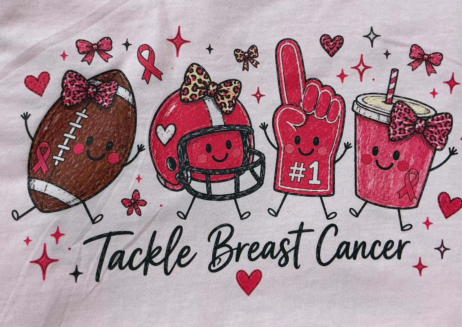 Tackle Breast Cancer T-Shirt